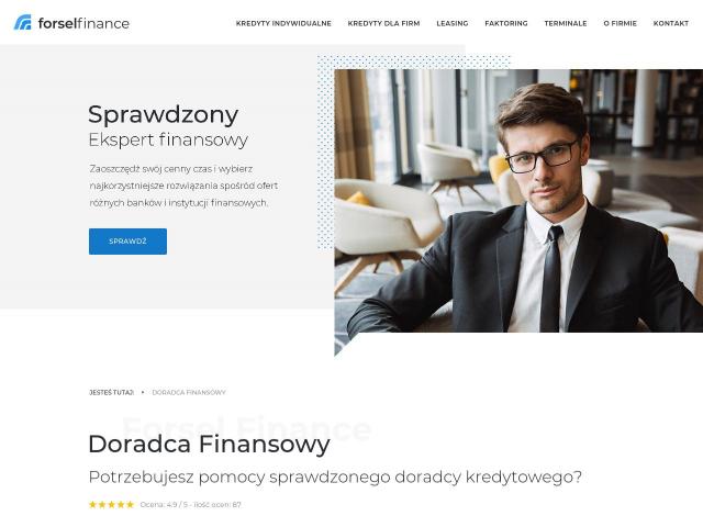 Zobacz Doradca finansowy Forsel Finance