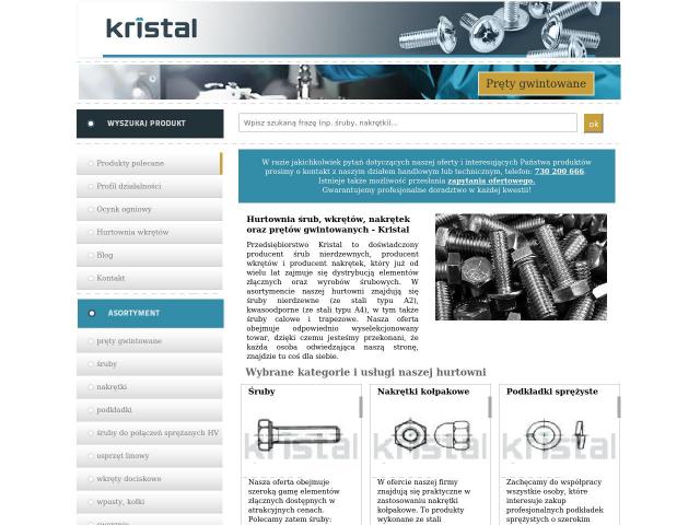 Zobacz Producent śrub Kristal Aniela Erber