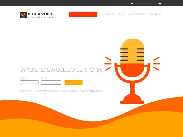 Zobacz PICK A VOICE